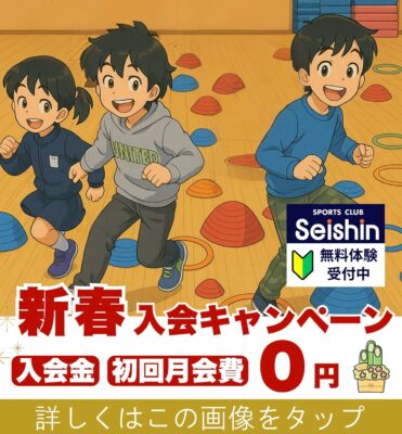 静岡市のビジョントレーニングと習い事ならセイシン
新春入会キャンペーン詳細ページへのバナー